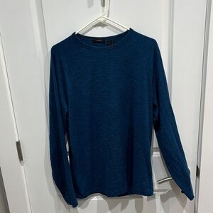 Theory Teal Knit Top